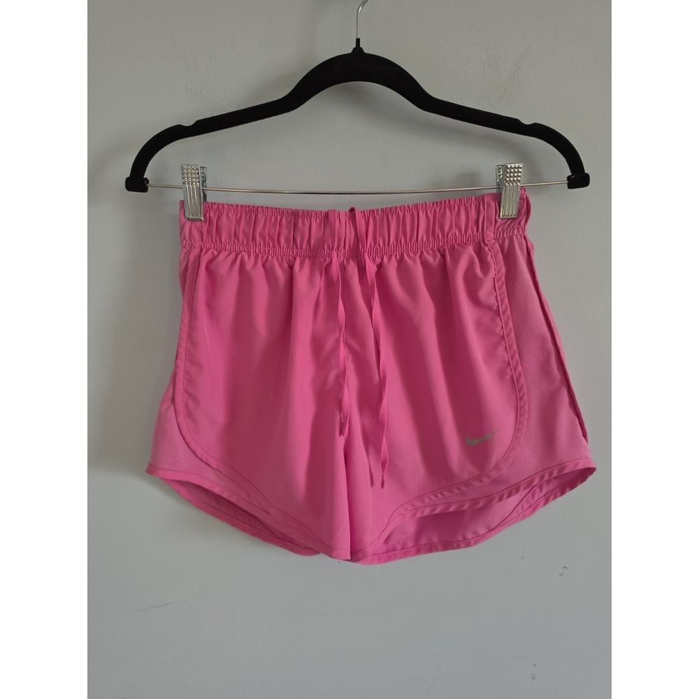 Nike Womens Small Pink Running Shorts Dri-FIT Perforated Athletic Gym